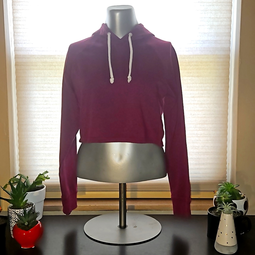 Divided Crop Hoodie - Size XS